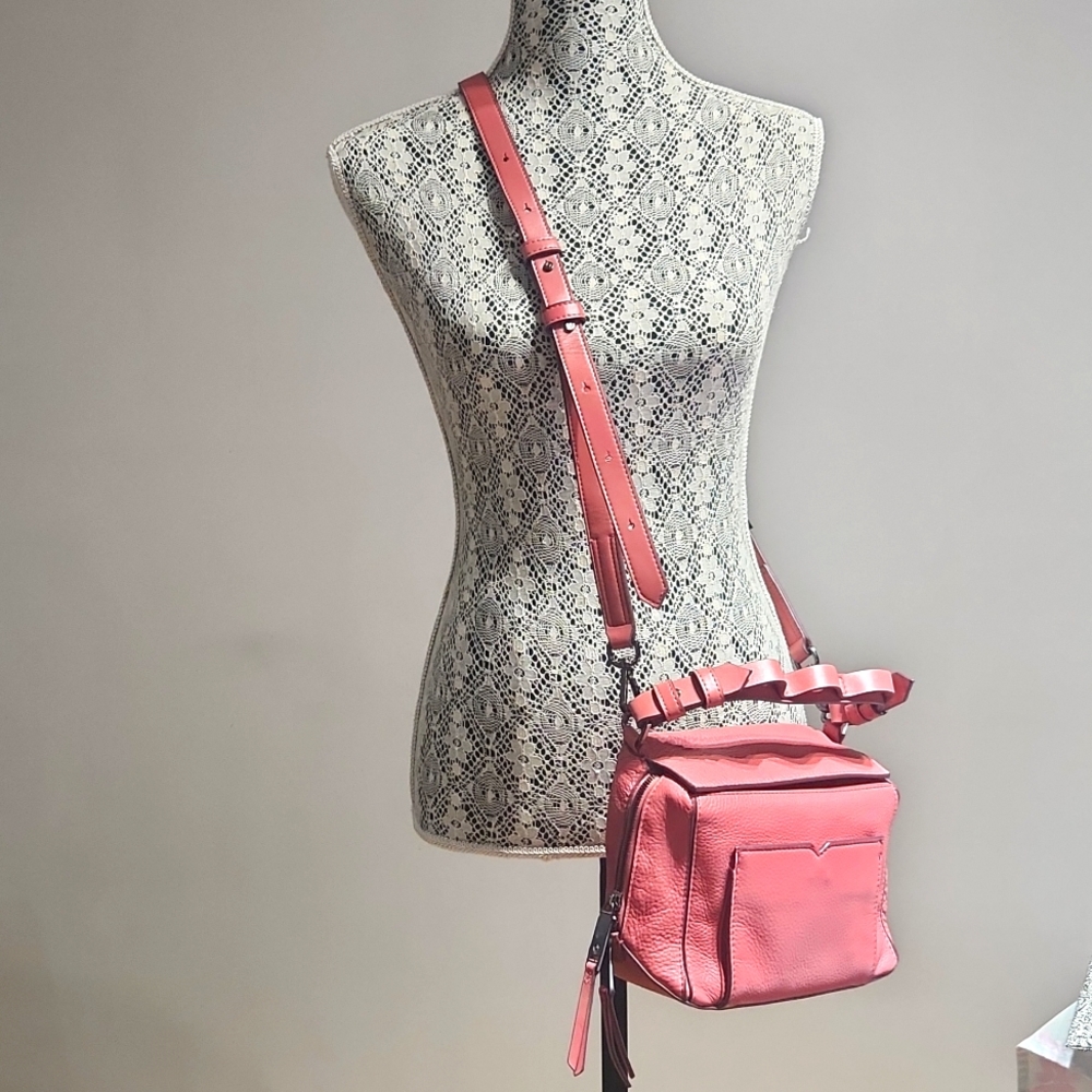 PHILO High Noon Mini in Blush Leather Crossbody bag